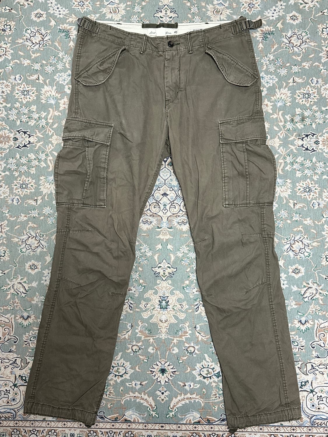 (33)H&M 카고팬츠 올리브 상품이미지1