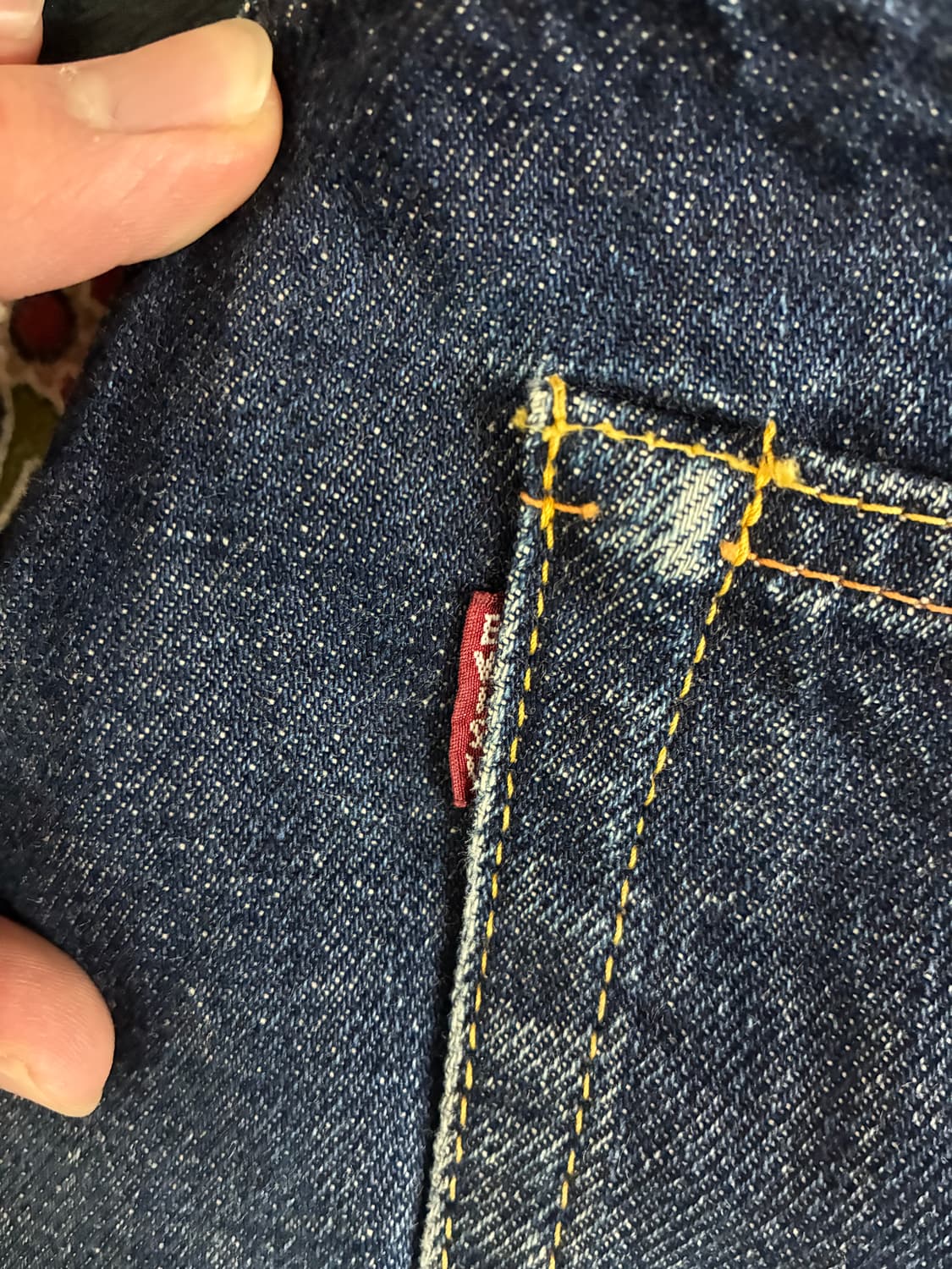 에비수 야마네 셀비지 데님 33 x 35 상품이미지8