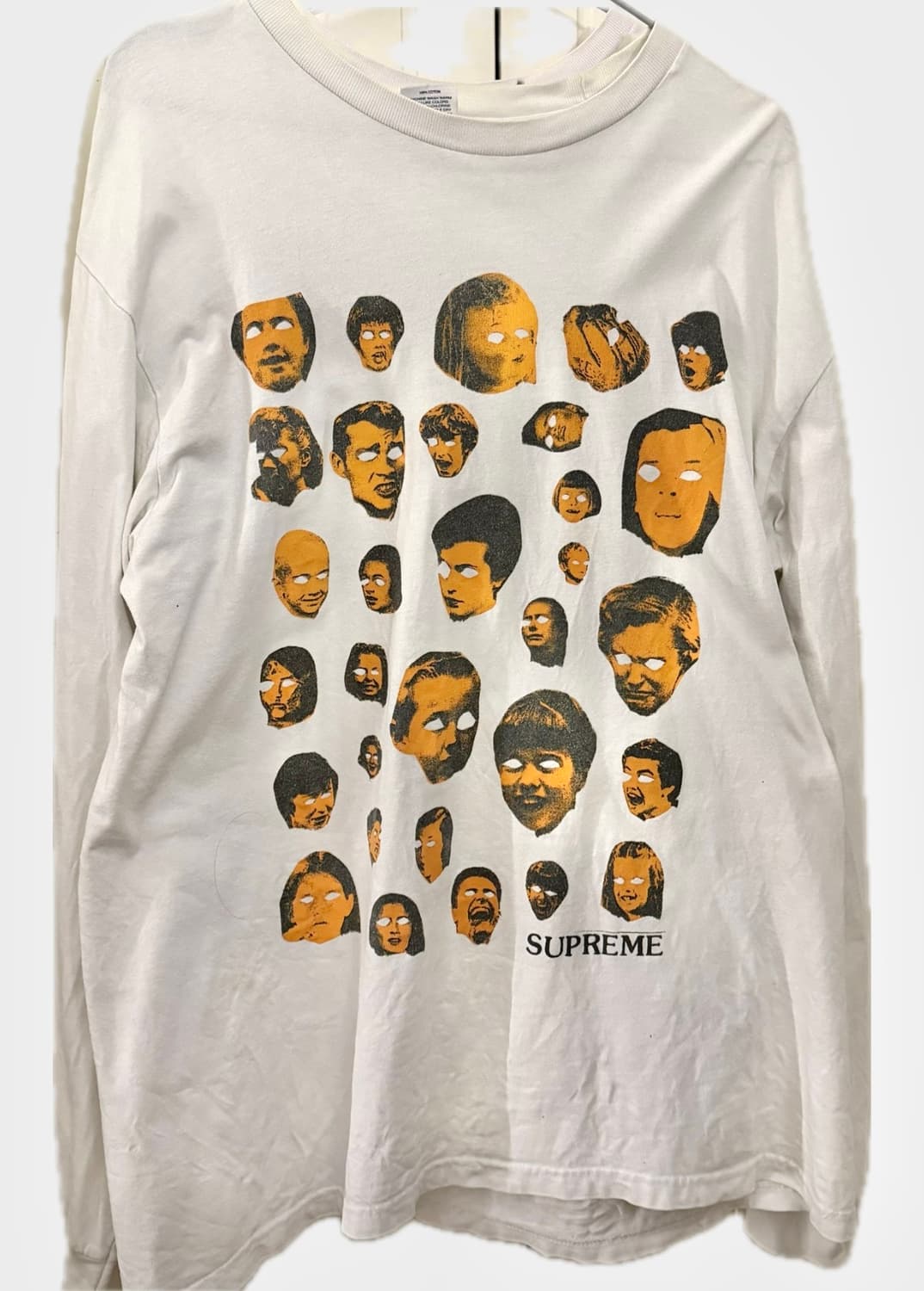 supreme 19FW 페이시즈 롱슬리브 화이트 상품이미지3