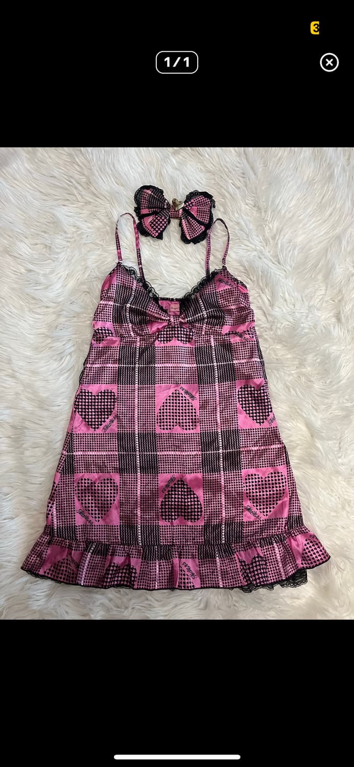 Ma*rs 마즈 sugargloss 가디건 원피스 세트 갸루 상품이미지5