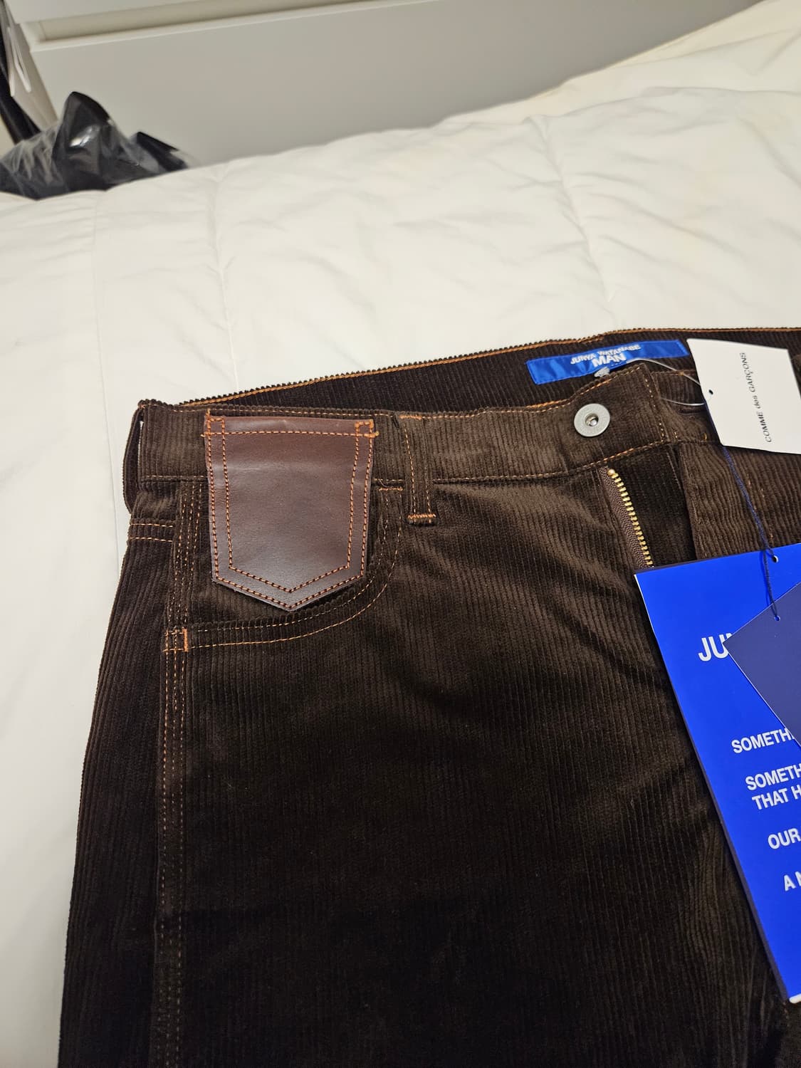 준야 와타나베 코듀로이 레더 팬츠 WP-P026 상품이미지5