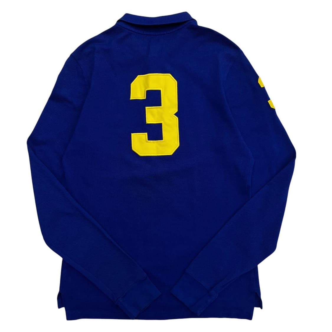 폴로 랄프로렌 옐로우 빅포니 블루 pk 긴팔 M 상품이미지4