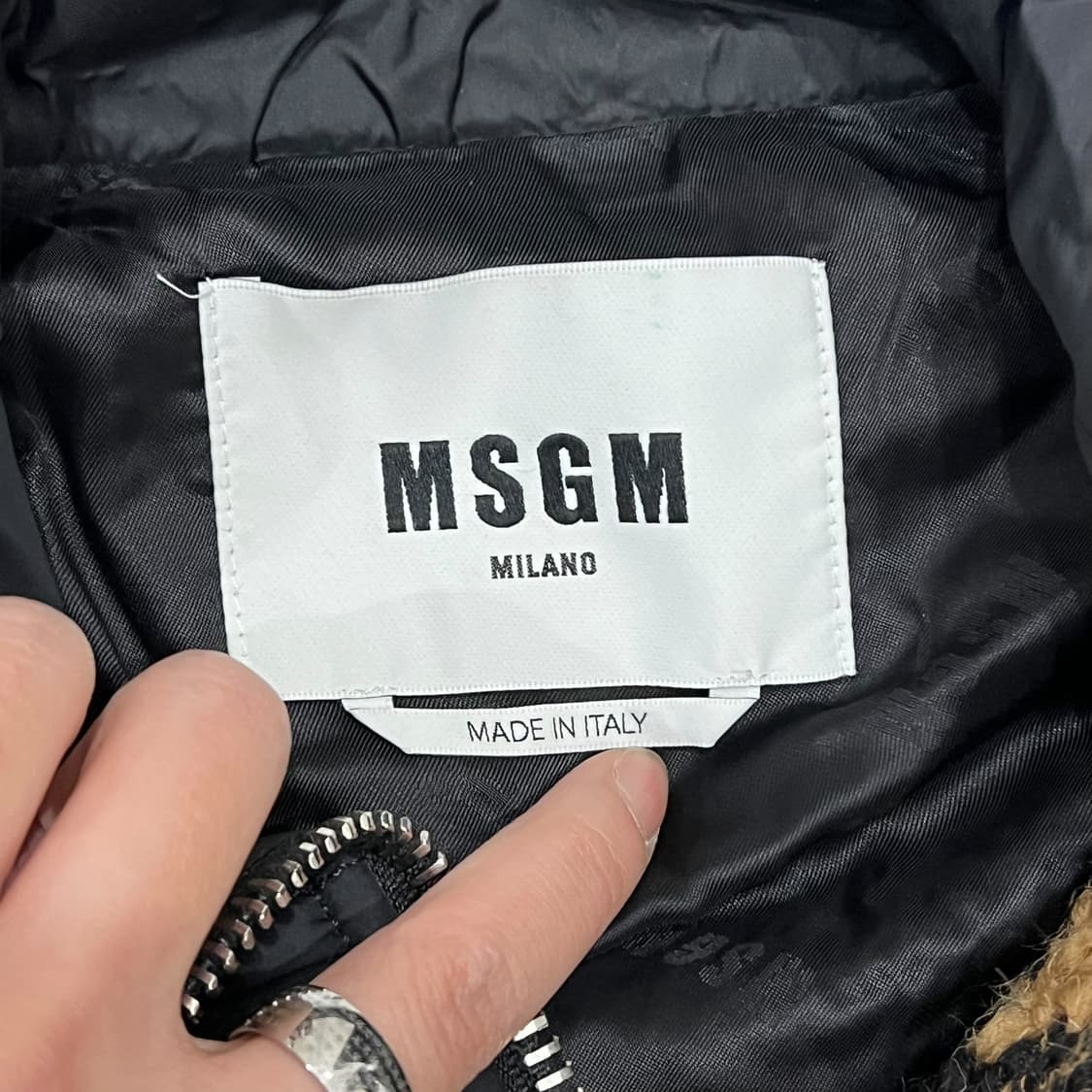 MSGM 하운드투스 체크점퍼 s08330 상품이미지6