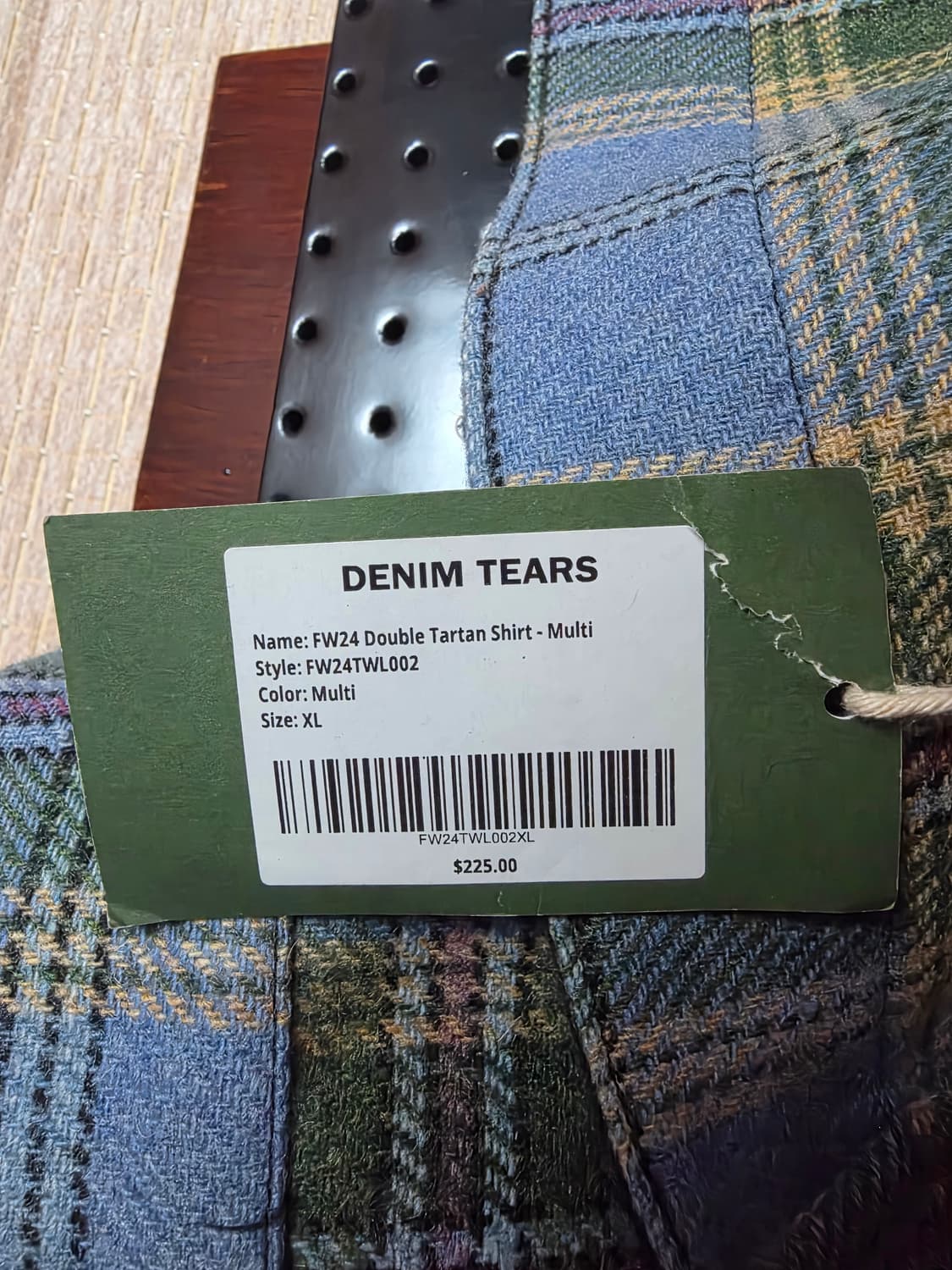 데님티어스 타탄 울 셔츠 상품이미지7