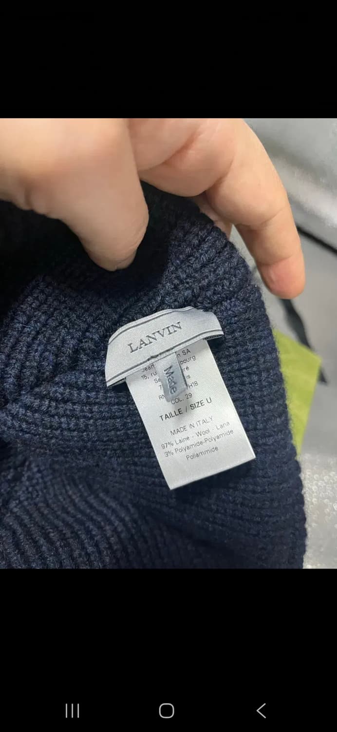 Lanvin 비니 made in italy 상품이미지3