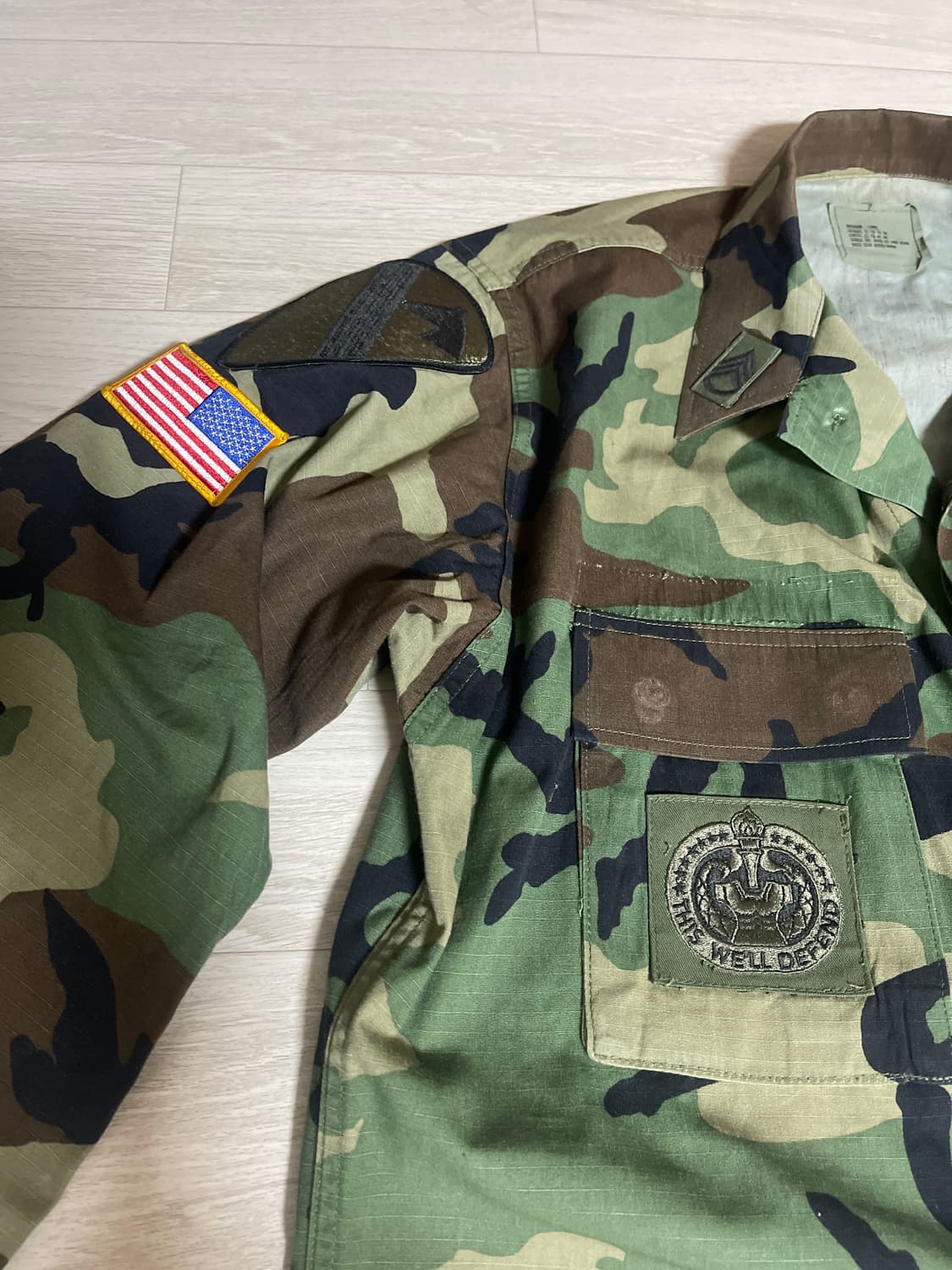 미 육군 우드랜드 M81 BDU 재킷 상품이미지5