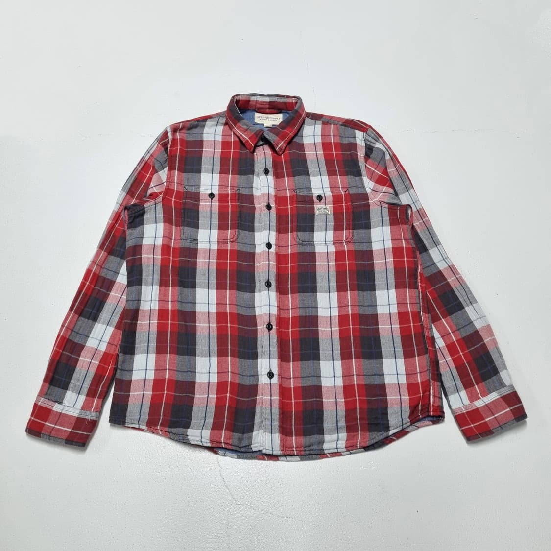 폴로 데님 앤 서플라이 체크 셔츠 - L 상품이미지1