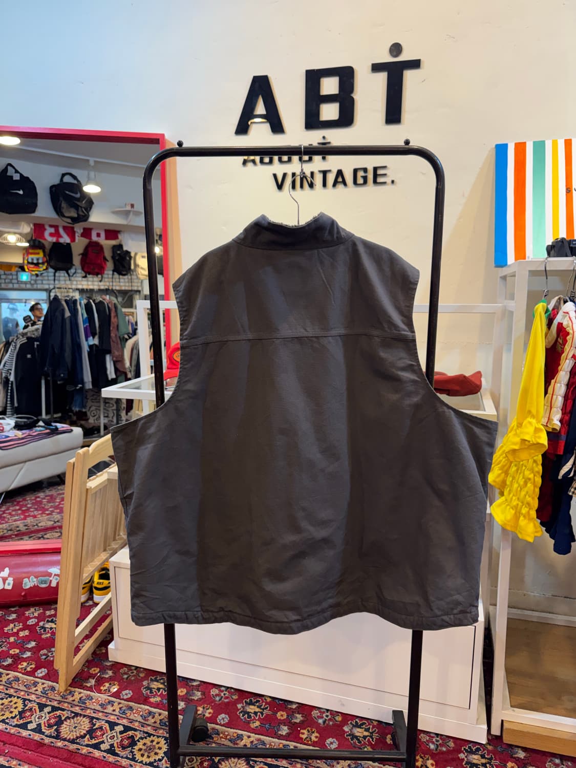 칼하트 다크 그레이 컬러 쉐르파 라이닝 워크 베스트 4XL 상품이미지5