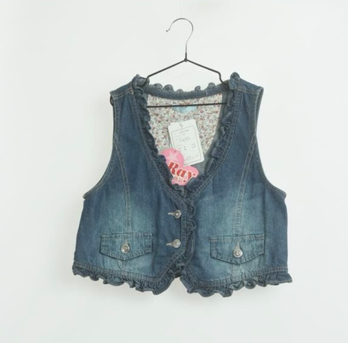 (새상품 Ray 프릴데님베스트 상품이미지1