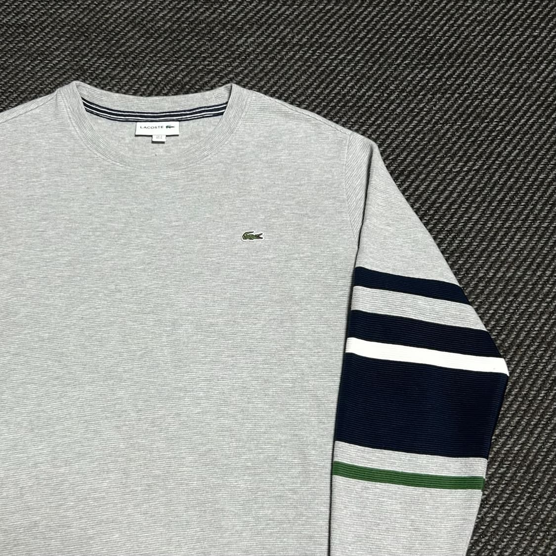 [M] Lacoste 라코스테 신형 컬러블럭 맨투맨 상품이미지2