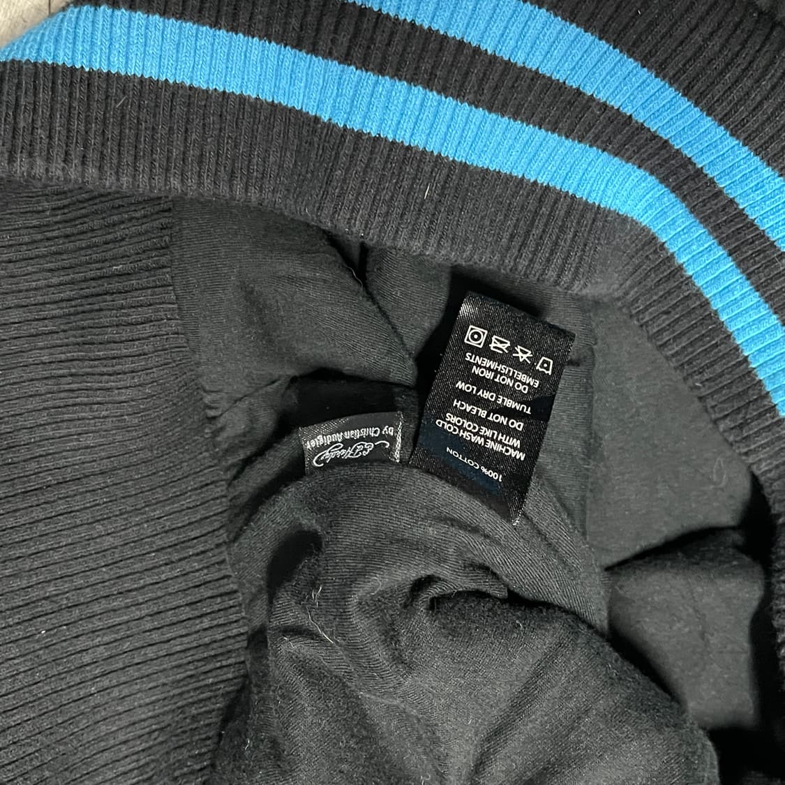 에드하디 00‘s 올드스쿨 타투 면 바시티 봄버 자켓 상품이미지4