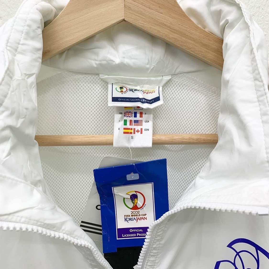 아디다스 피파 월드컵 2002 화이트 아노락 상품이미지4