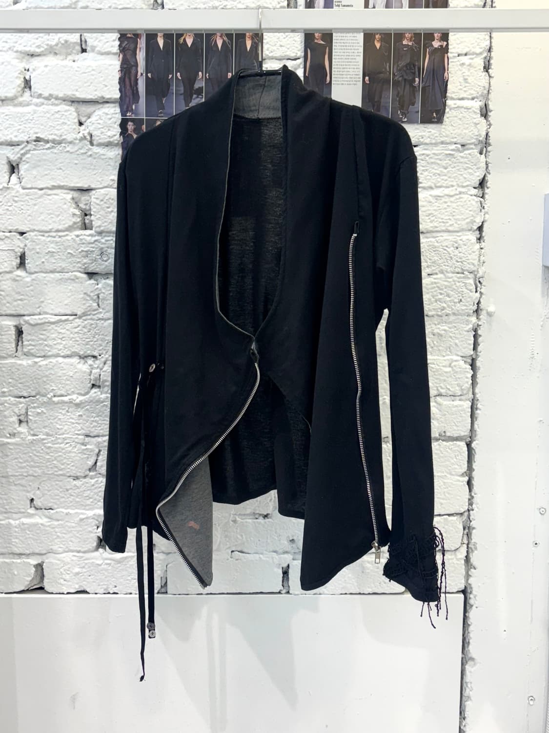 Obsidian Asym Layered Zip-up 상품이미지5