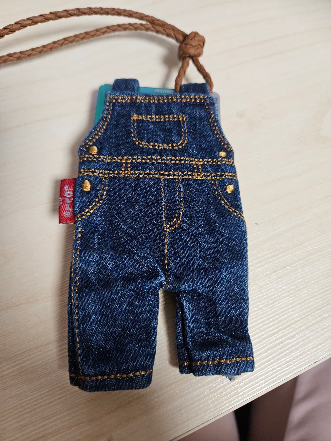 💙Levi's 리바이스 데님 미니 멜빵바지 카드지갑/카드홀더 상품이미지6