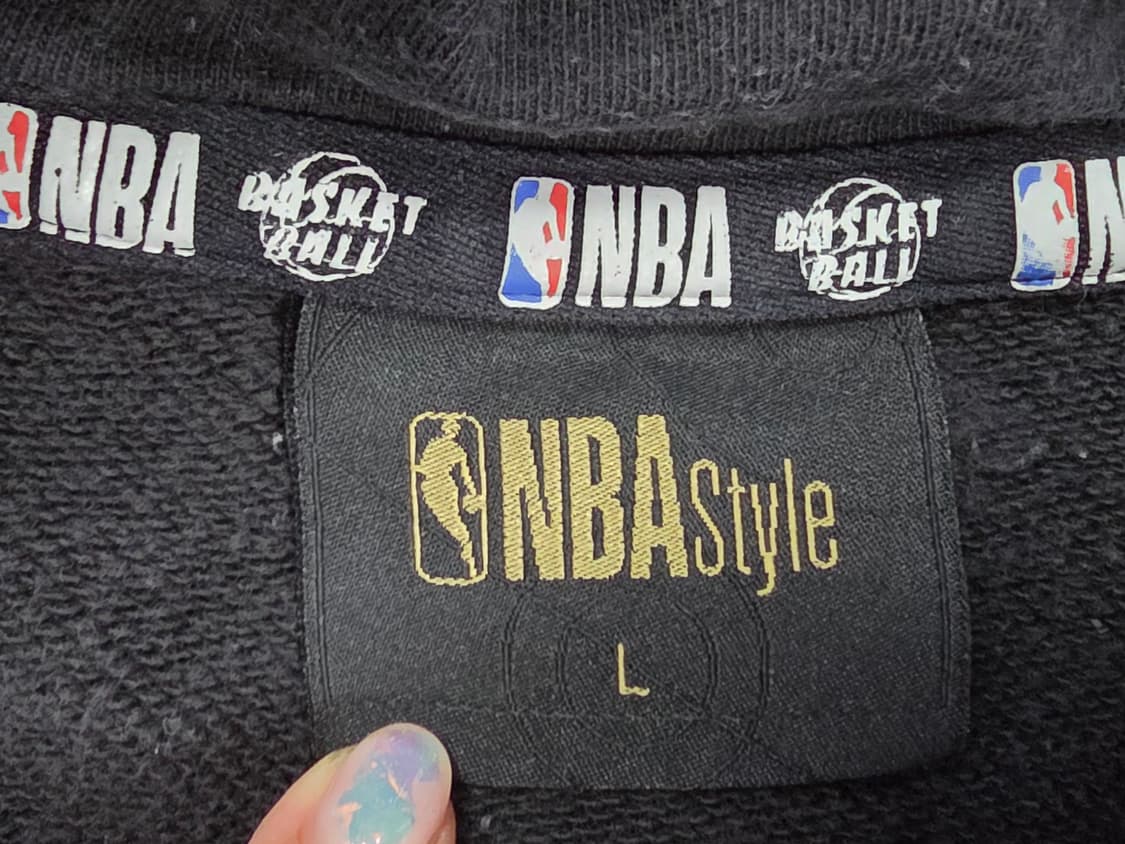 [프립]L/NBA 패치 후드티 블랙 상품이미지6