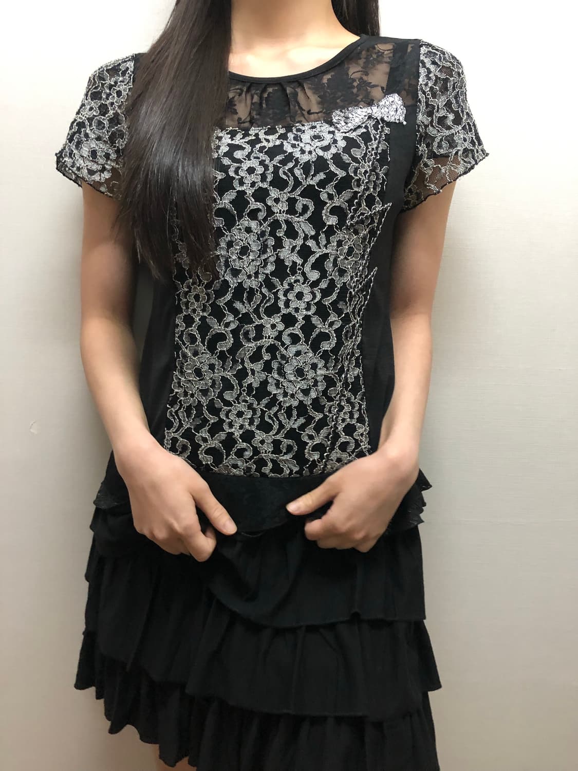 빈티지 블랙 오리엔탈 탑 상품이미지2