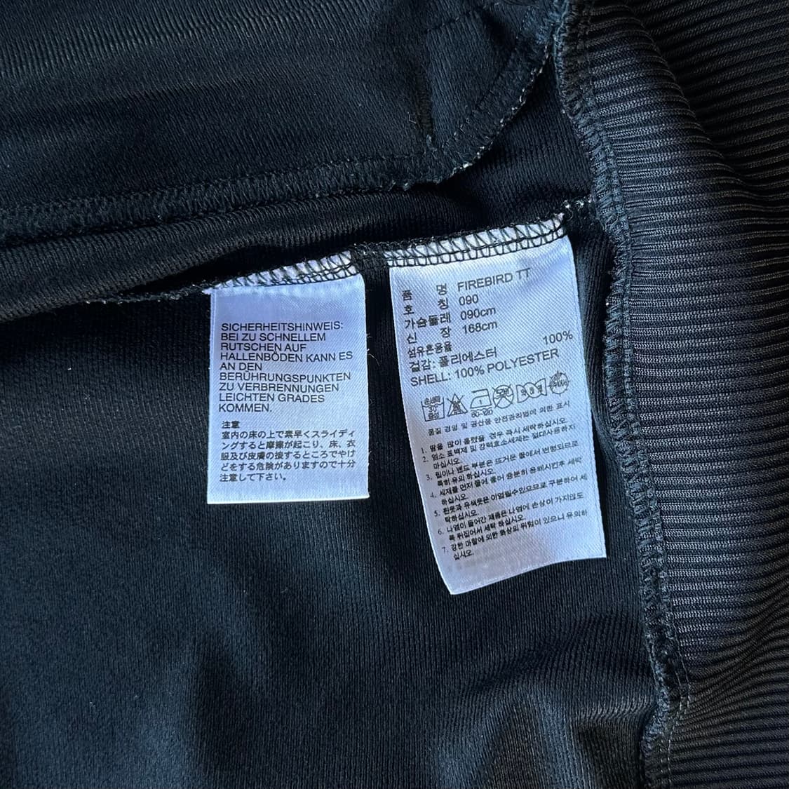 [S]아디다스 파이어버드 블랙 트랙탑 져지 상품이미지7