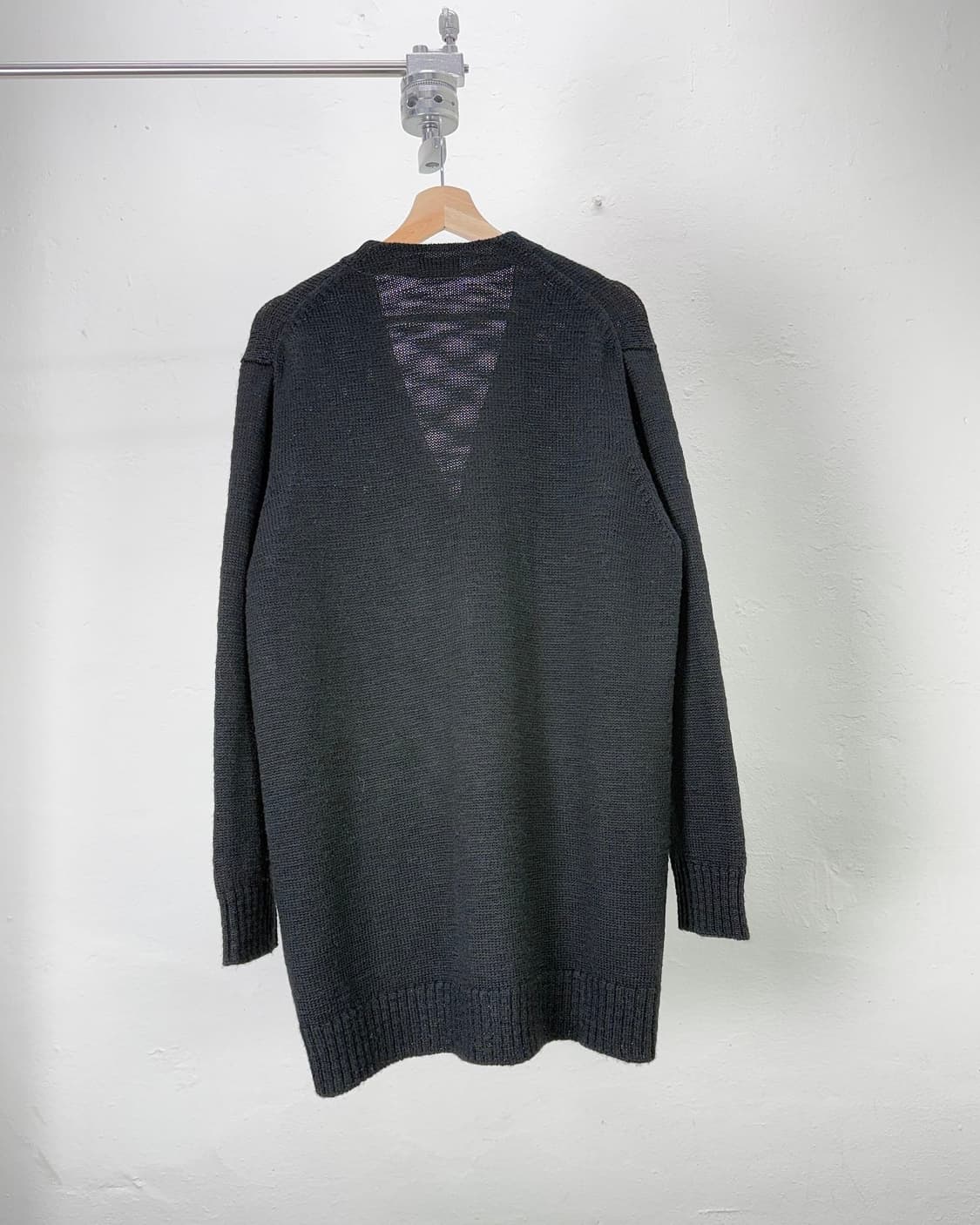 언더커버 리즘 블랙 돌 포켓 니트 가디건 상품이미지6