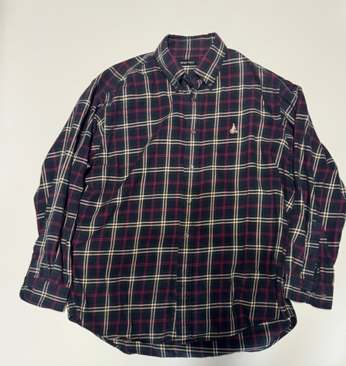 빈폴 오리지널 빈티지 클래식 오버핏 체크 셔츠 L ~ XL 상품이미지1