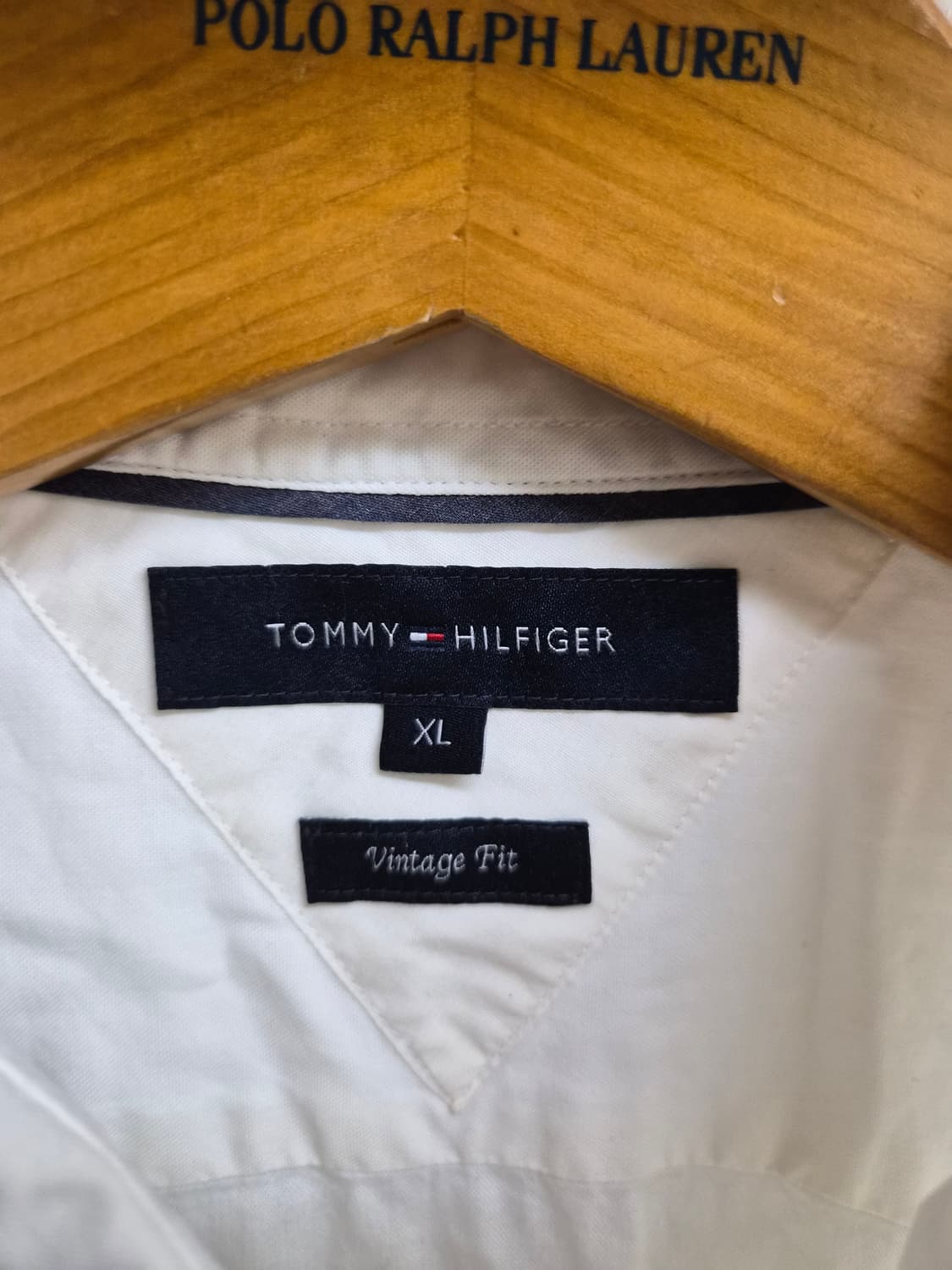 XL) 타미힐피거 vintage fit 화이트셔츠 팝니다 상품이미지3