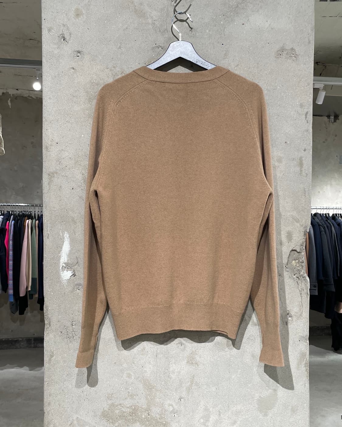 버버리 베이지 크래프트 로고 울 가디건 상품이미지6