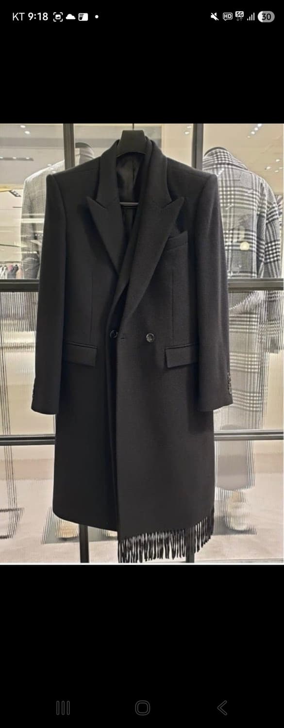 준지 컬렉션 반반 코트 팝니다 우영미 타임옴므 솔리드옴므 상품이미지2