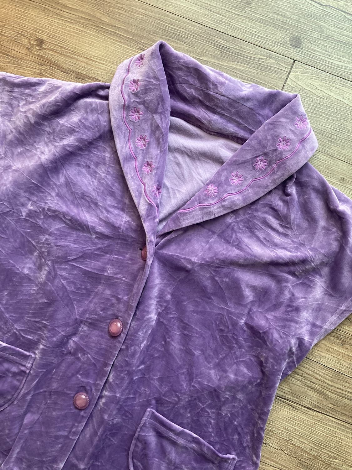 치파오 중티 벨벳 하구미 반팔 베스트 상품이미지2