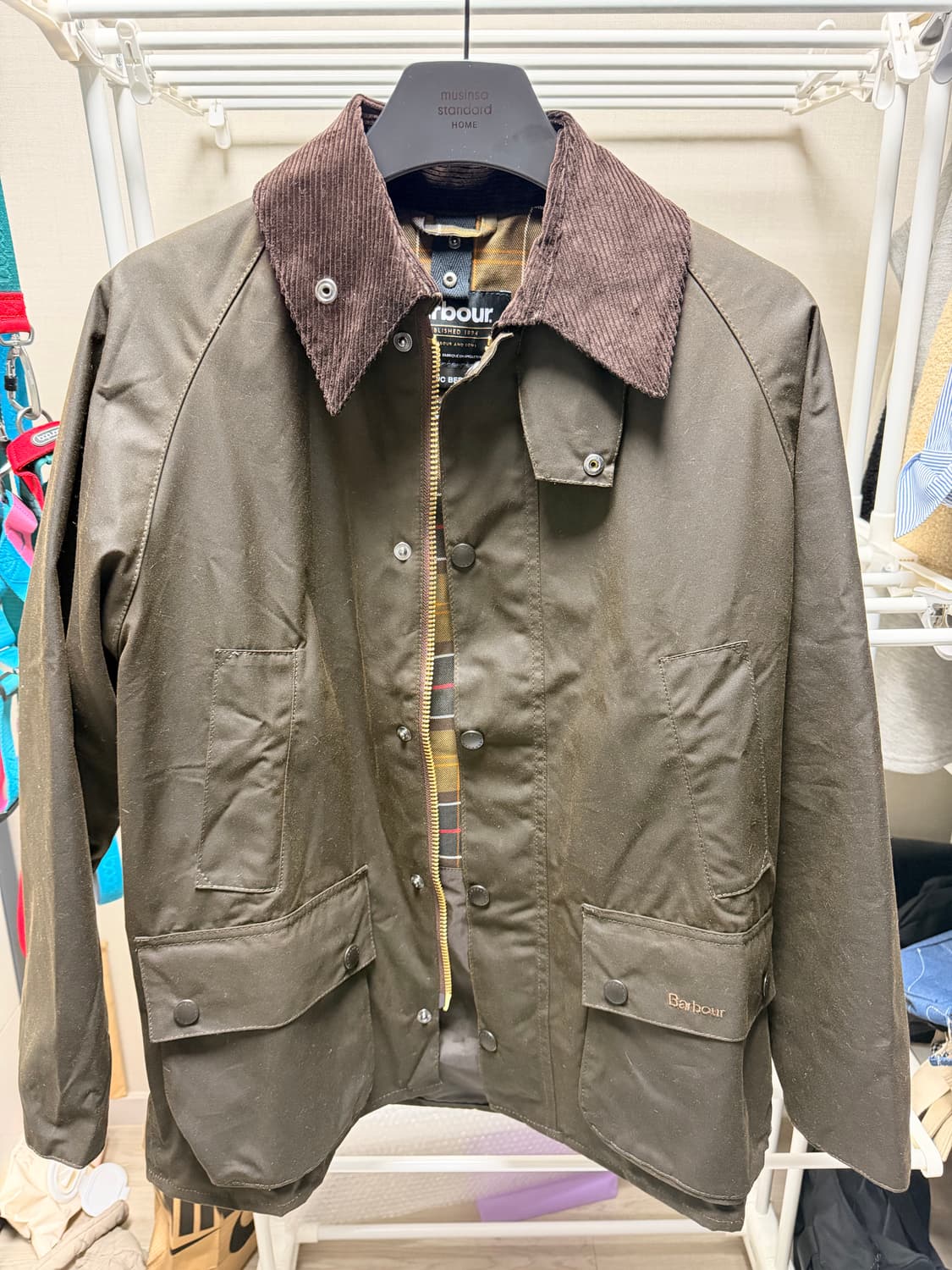 바버 클래식비데일 왁스자켓 38 상품이미지1