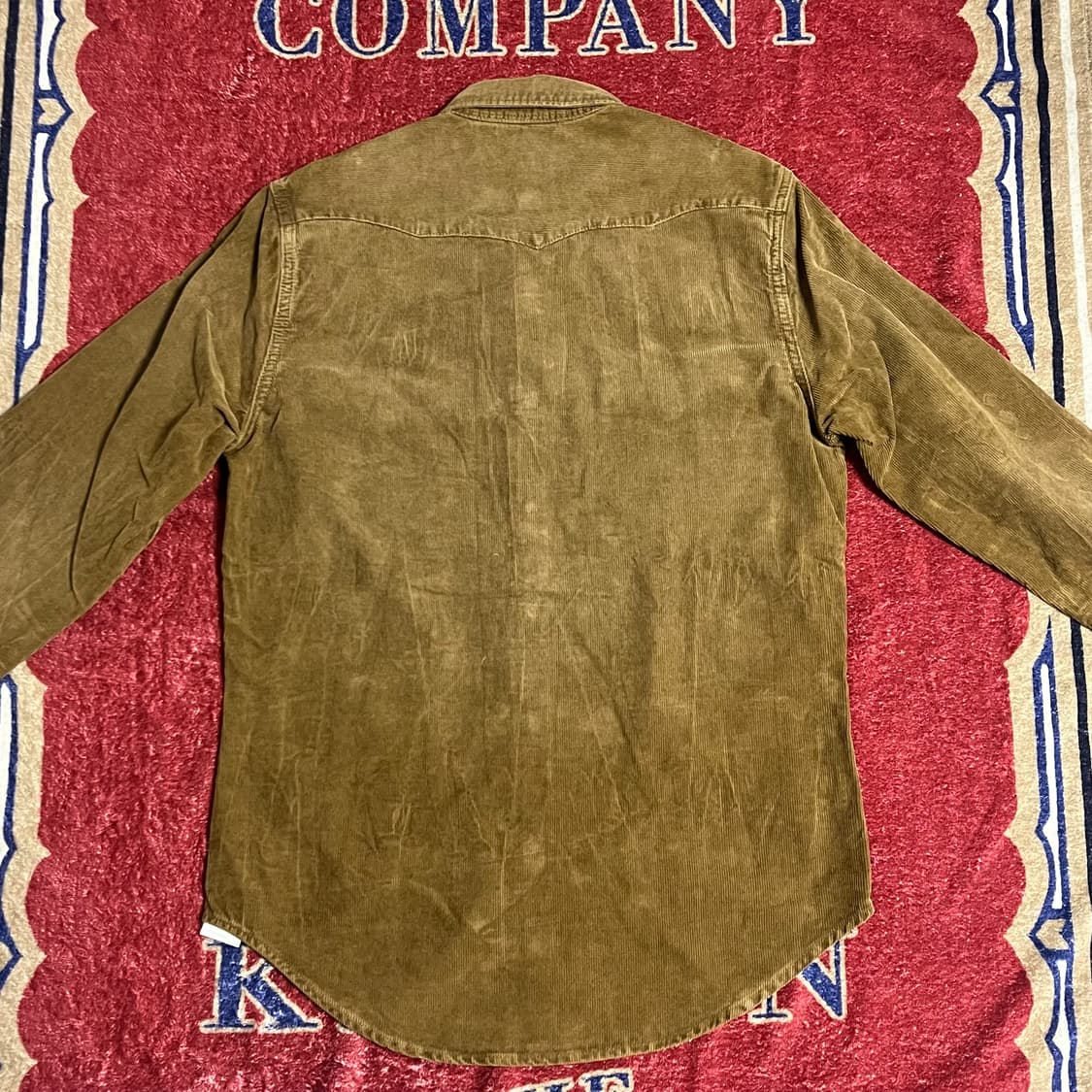 RRL 코듀로이 웨스턴 셔츠 상품이미지3