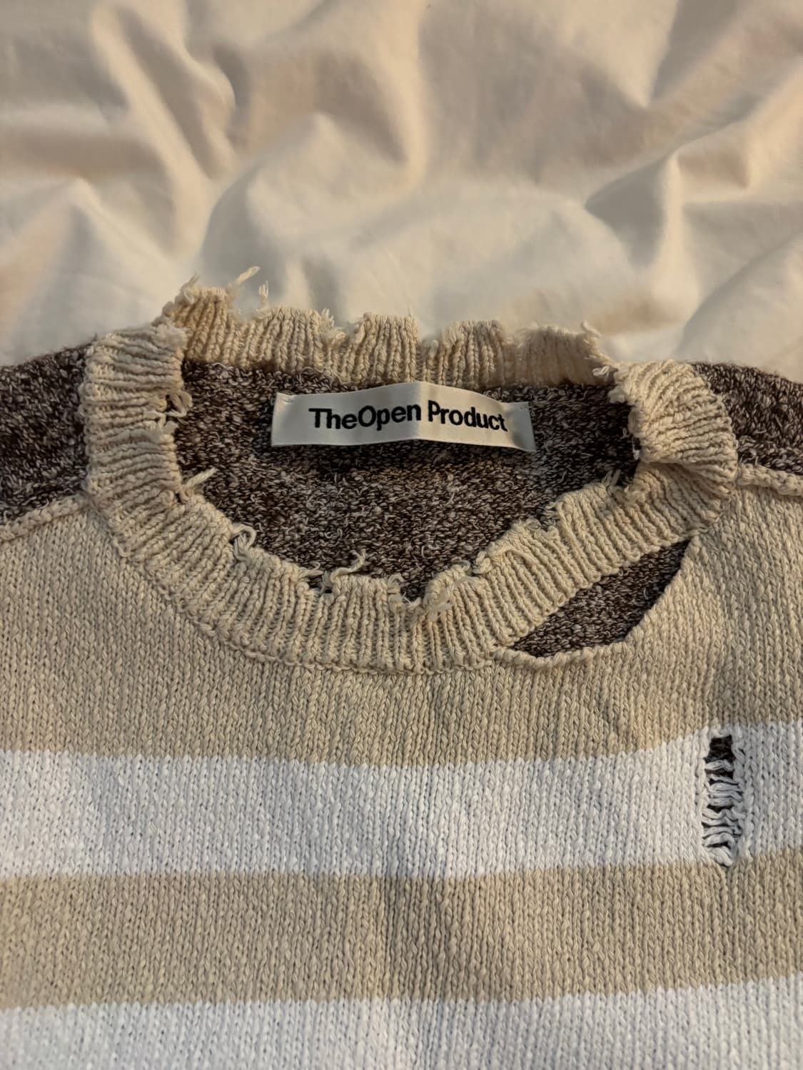 오픈와이와이 반팔 니트 상품이미지3
