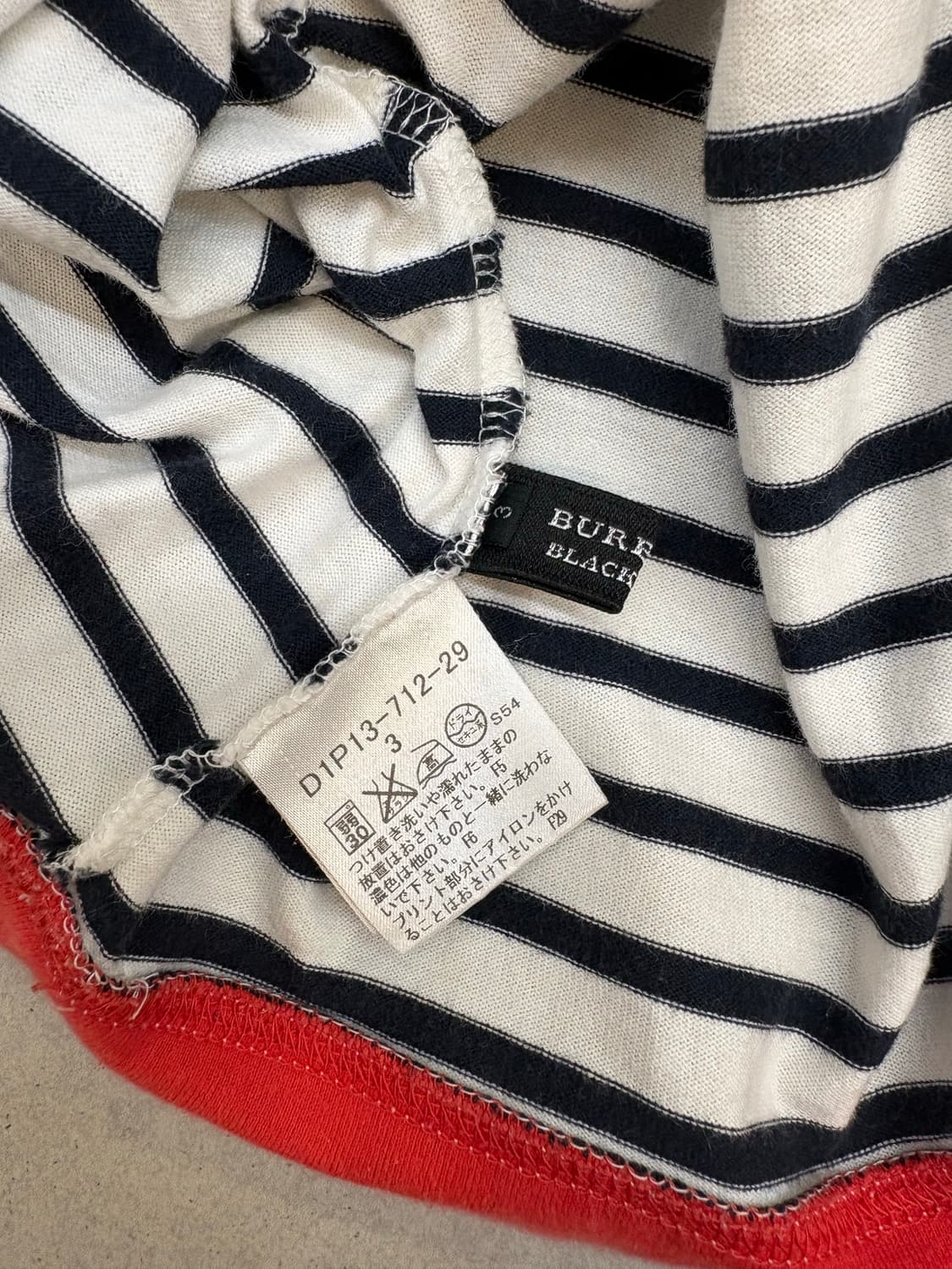 버버리 블랙라벨 스트라이프 반팔 상품이미지6