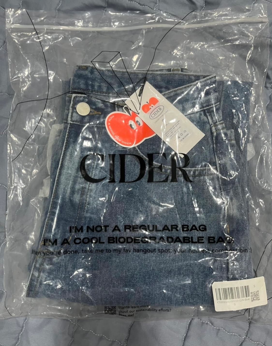 Cider 데님 클래식 찢어진 청바지 상품이미지6