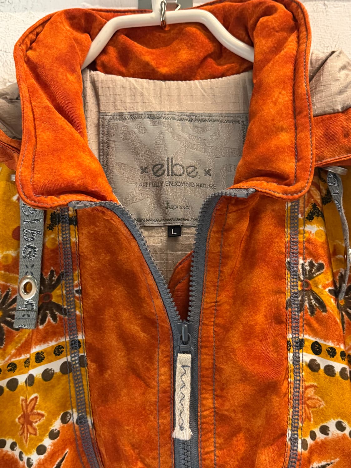 Elbe japan 크로커다일 패턴 스키 자켓 L 상품이미지2