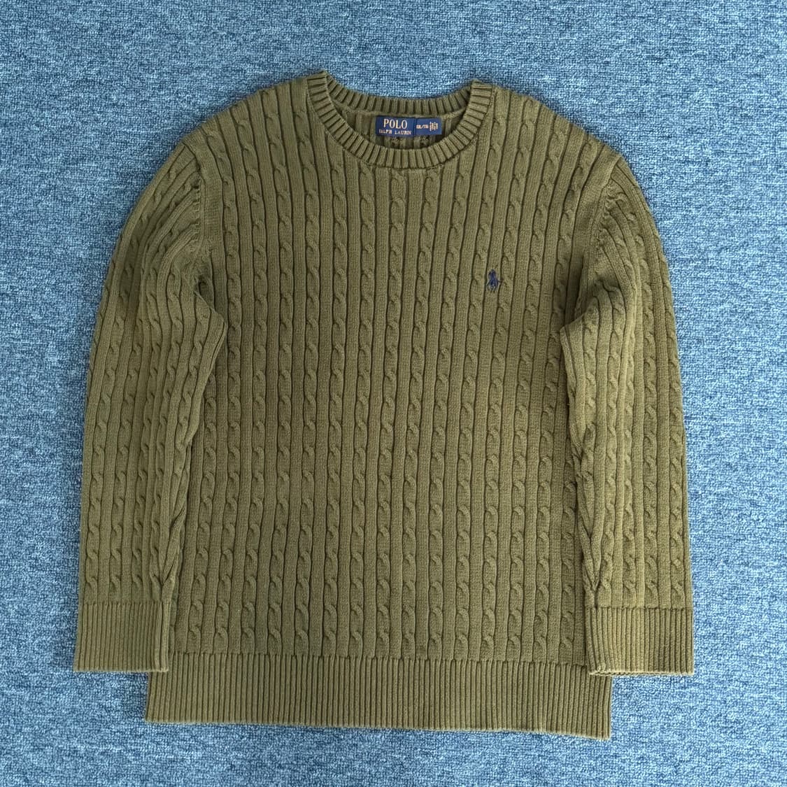 폴로랄프로렌 꽈배기 케이블 니트 XXL 상품이미지1