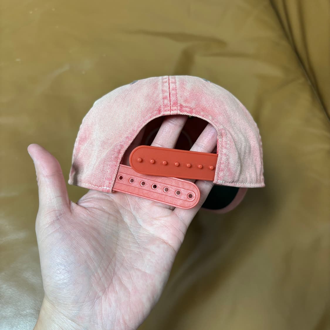 RRL 더블알엘 랄프로렌 폴로 6패널 볼캡 모자 워시드 레드 상품이미지7