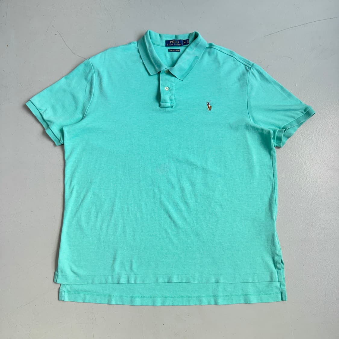 폴로 XL 신형 포니 PK 카라 반팔 티셔츠 민트 상품이미지2