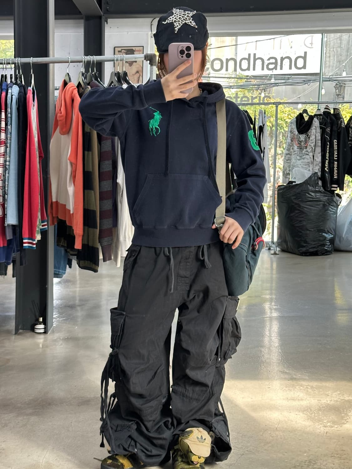 폴로랄프로렌 빅포니 넘버 후드티셔츠 상품이미지2