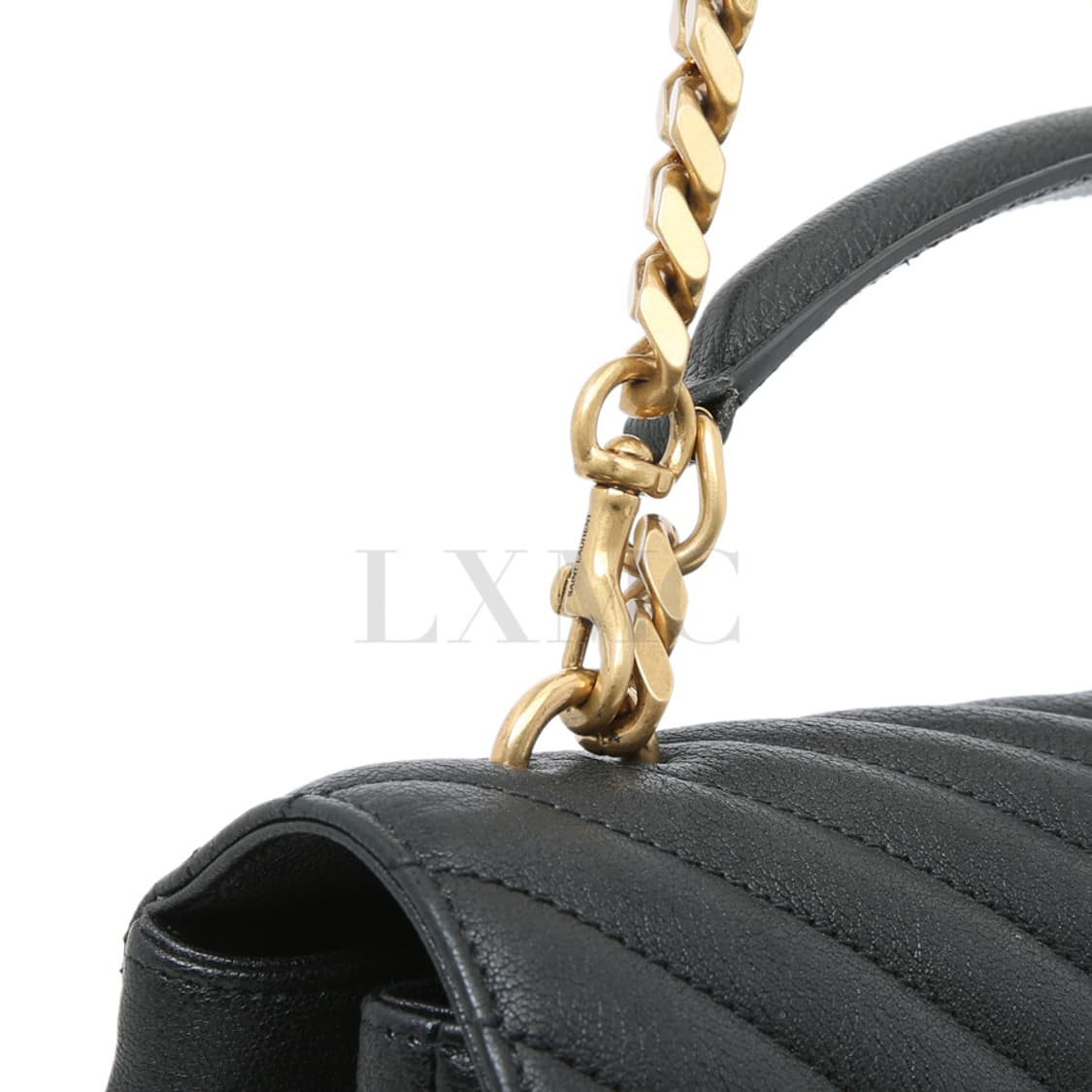 생로랑 컬리지 라지 플랩백 블랙 체인 숄더백 600278 상품이미지7