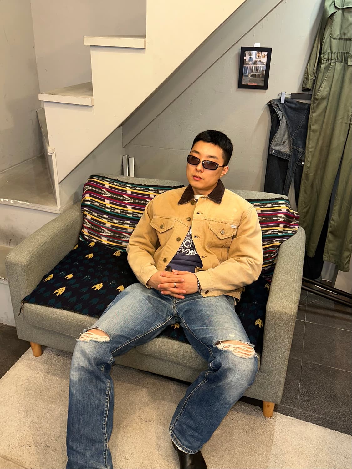 80’s Carhartt 68WJP 3-type work jacket 상품이미지3