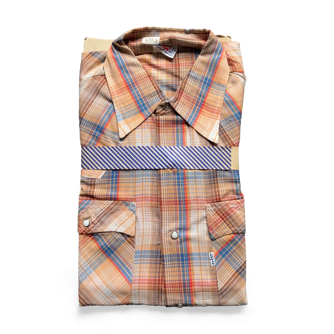 70s 데드스탁 리바이스 Levi’s 오리지널 웨스턴 셔츠 상품이미지1