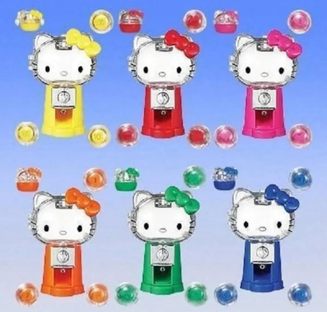 키티 가챠 6종 세트, 키티 뽑기 기계 피규어 상품이미지2