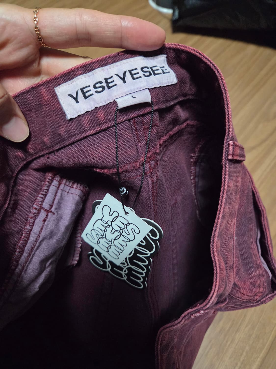 예스아이씨 남성 여유핏 컨버스팬츠 L 새상품 상품이미지8