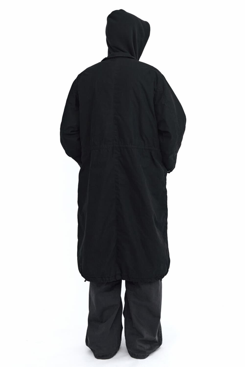 [3]폴리테루 헤비델 코트 블랙 상품이미지8