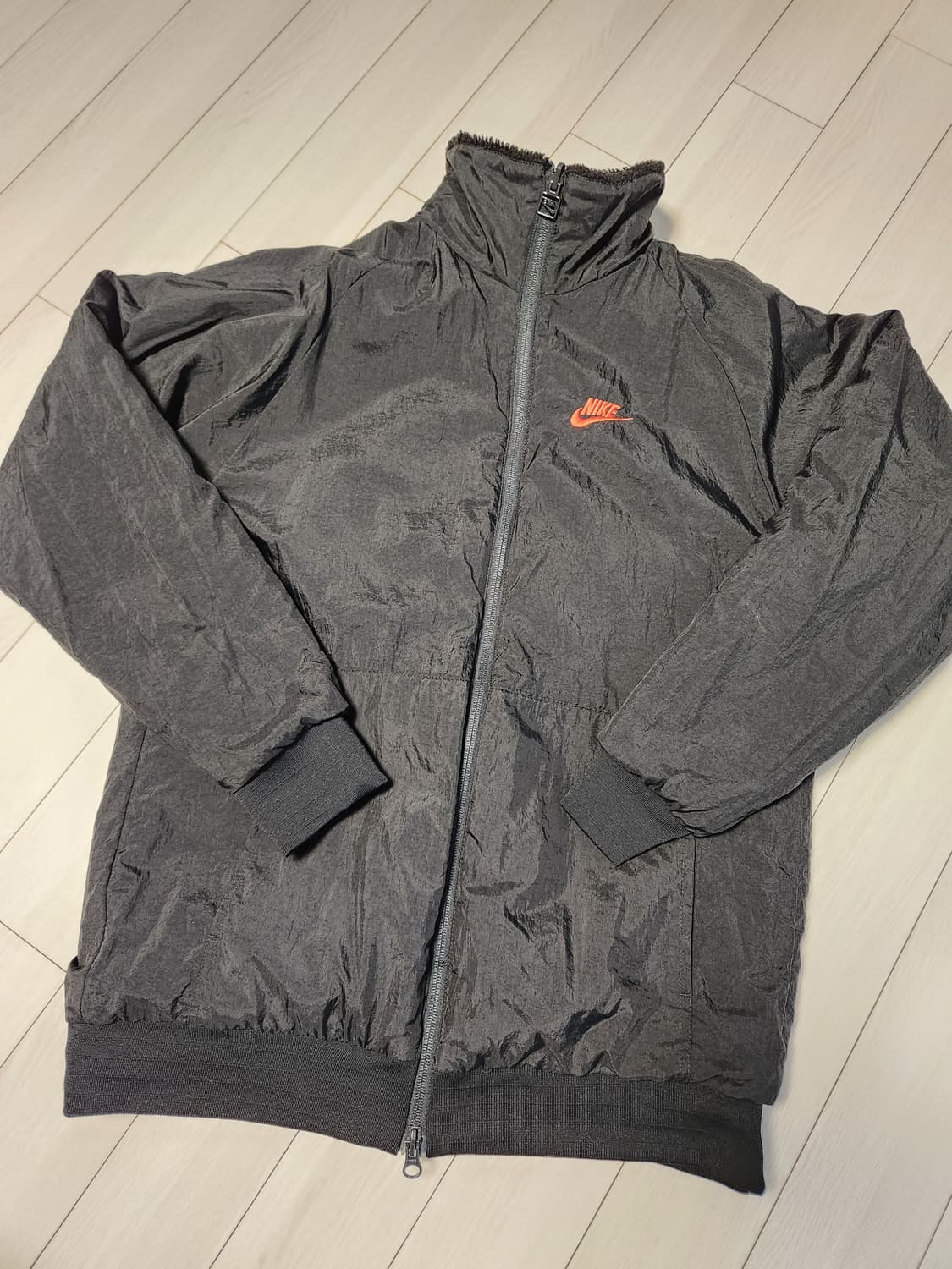 나이키 빅스우시 보아 플리스 풀집 재킷, 스우시 집업 리버시블 양면 자켓 상품이미지5