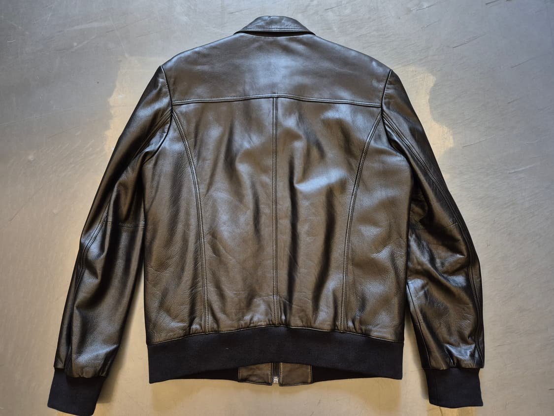 케네스콜 램스킨 가죽 봄버 상품이미지2