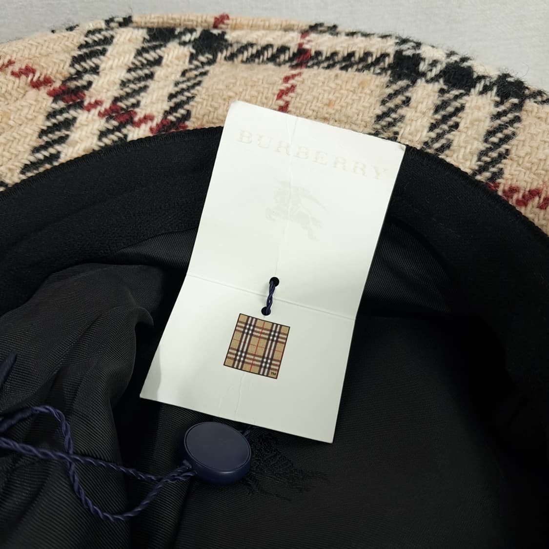 CL199 S 버버리런던 체크 울 모자 상품이미지8