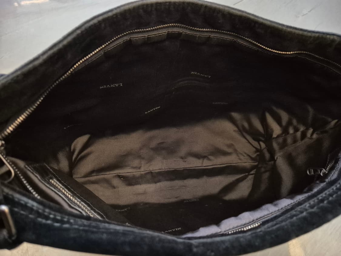 00s 랑방 벨루어 메신져 백 상품이미지3