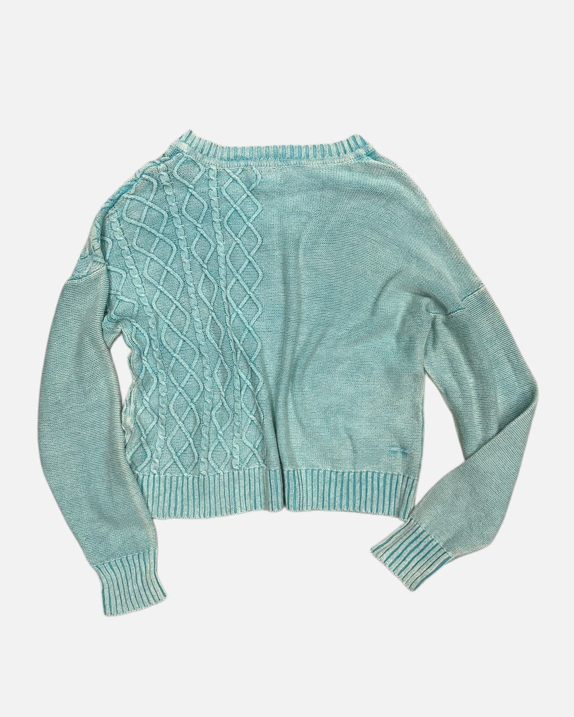 washed blue crop knit 상품이미지4