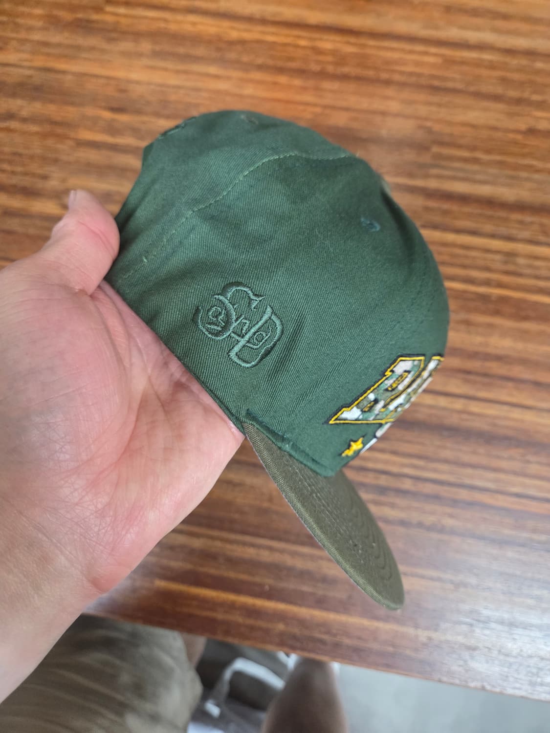 스톨앤딘 빈티지 카모 레인저 스컬 스냅백 모자 프리  상품이미지2