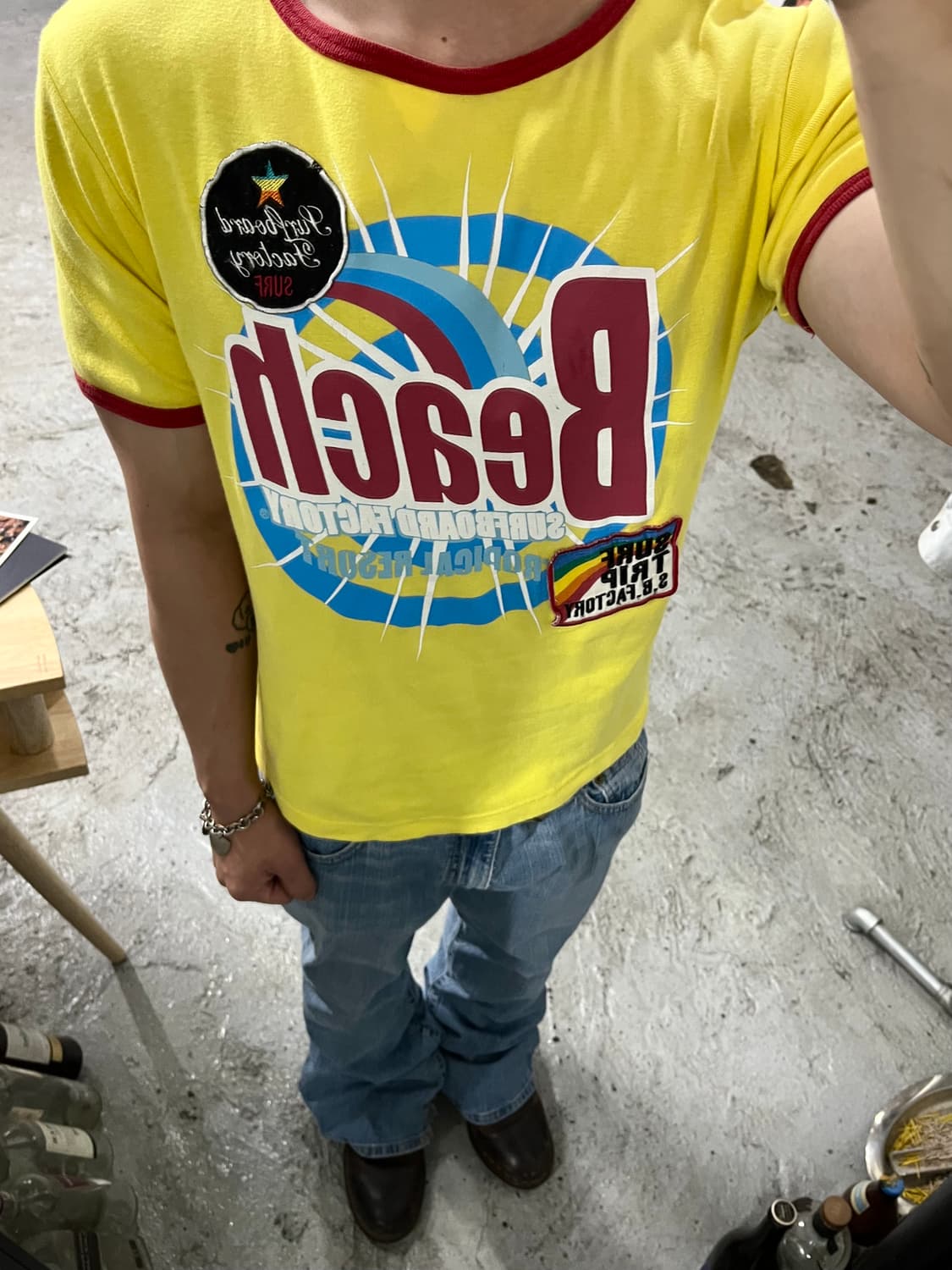 95 surfboard factory ringer tee 상품이미지3